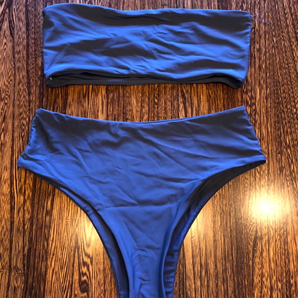 High wasted bandeau Zaful Bikini
